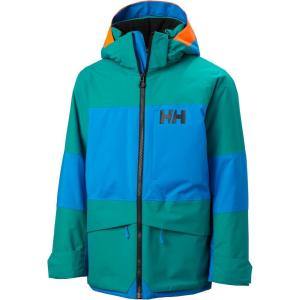 Helly-Hansen Junior Summit 2.0 Jacket – Unisex Waterproof Windproof Breathable Youth Outerwear for Outdoor Adventures(578 Neptune Blue)