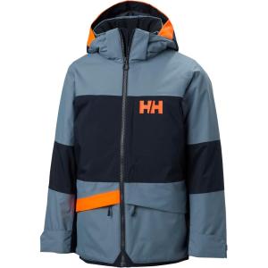 Helly-Hansen Junior Summit 2.0 Jacket – Unisex Waterproof Windproof Breathable Youth Outerwear for Outdoor Adventures(597 Navy)