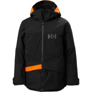Helly-Hansen Junior Summit 2.0 Jacket – Unisex Waterproof Windproof Breathable Youth Outerwear for Outdoor Adventures(990 Black)
