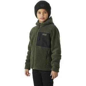 Helly-Hansen boys Unisex Kids Champ Pile Jacket(431 Utility Green)