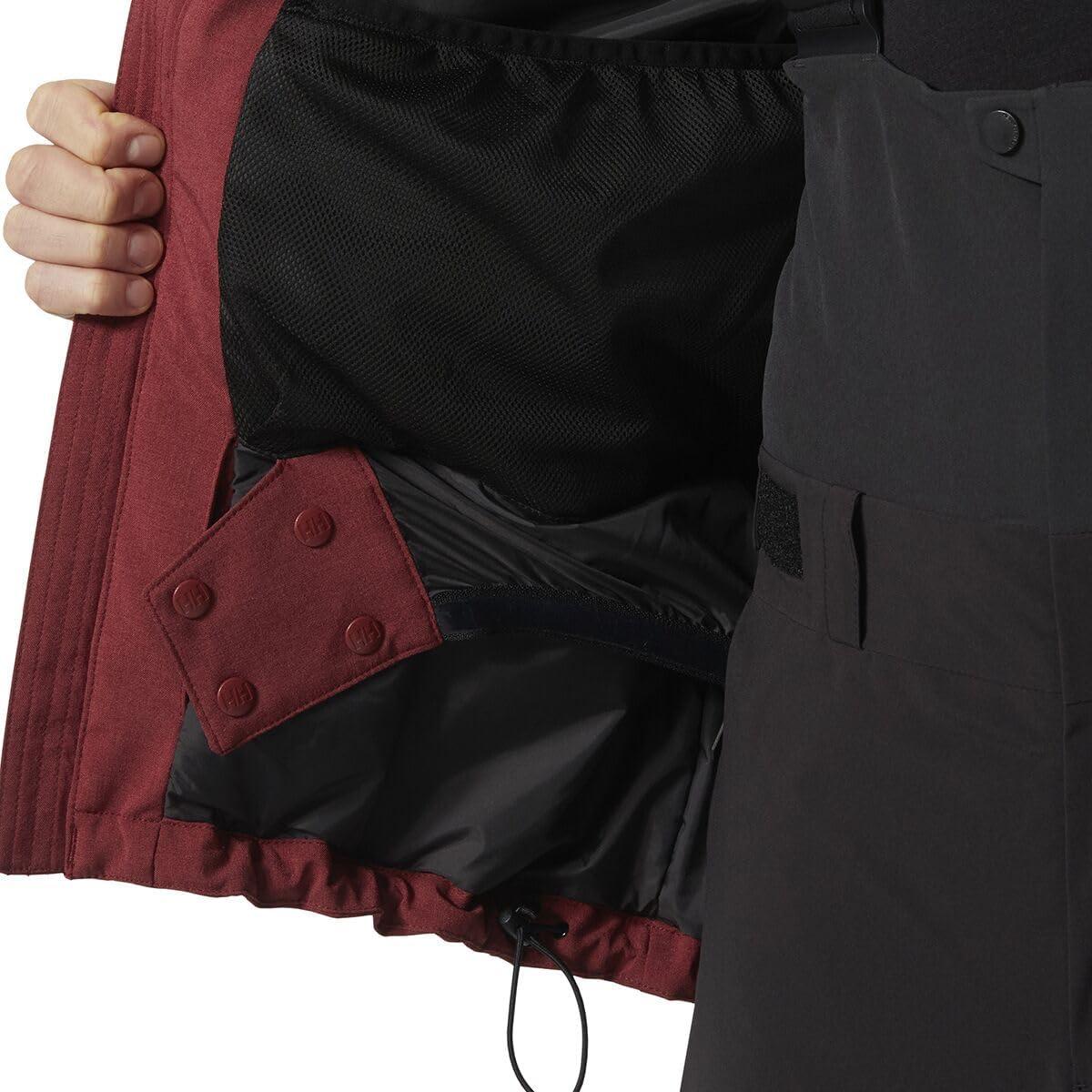 imageHelly Hansen Juniper 30 Ski Jacket Waterproof Winter Jacket SeamSealed Winter Coat Thermal Insulation Mens CoatRed 1