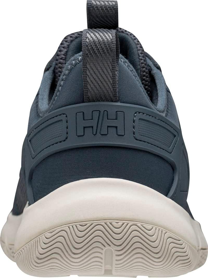 imageHelly Hansen Mens Henley Sailing Shoes Lightweight Water Shoes SlipResistant Deck Grip Sailing Footwear with Waterproof Construction HH HoverStride Midsole for Cushioning635 Orion BlueMetallic Silver