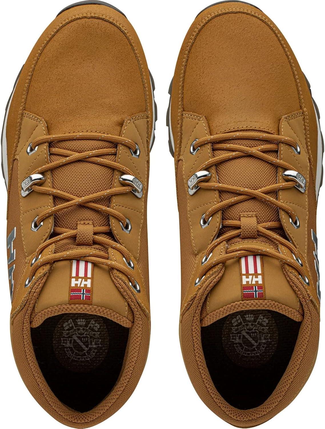 imageHelly Hansen Mens MidTop Walking Shoe Honey Wh Cast Wall SLA Black 105