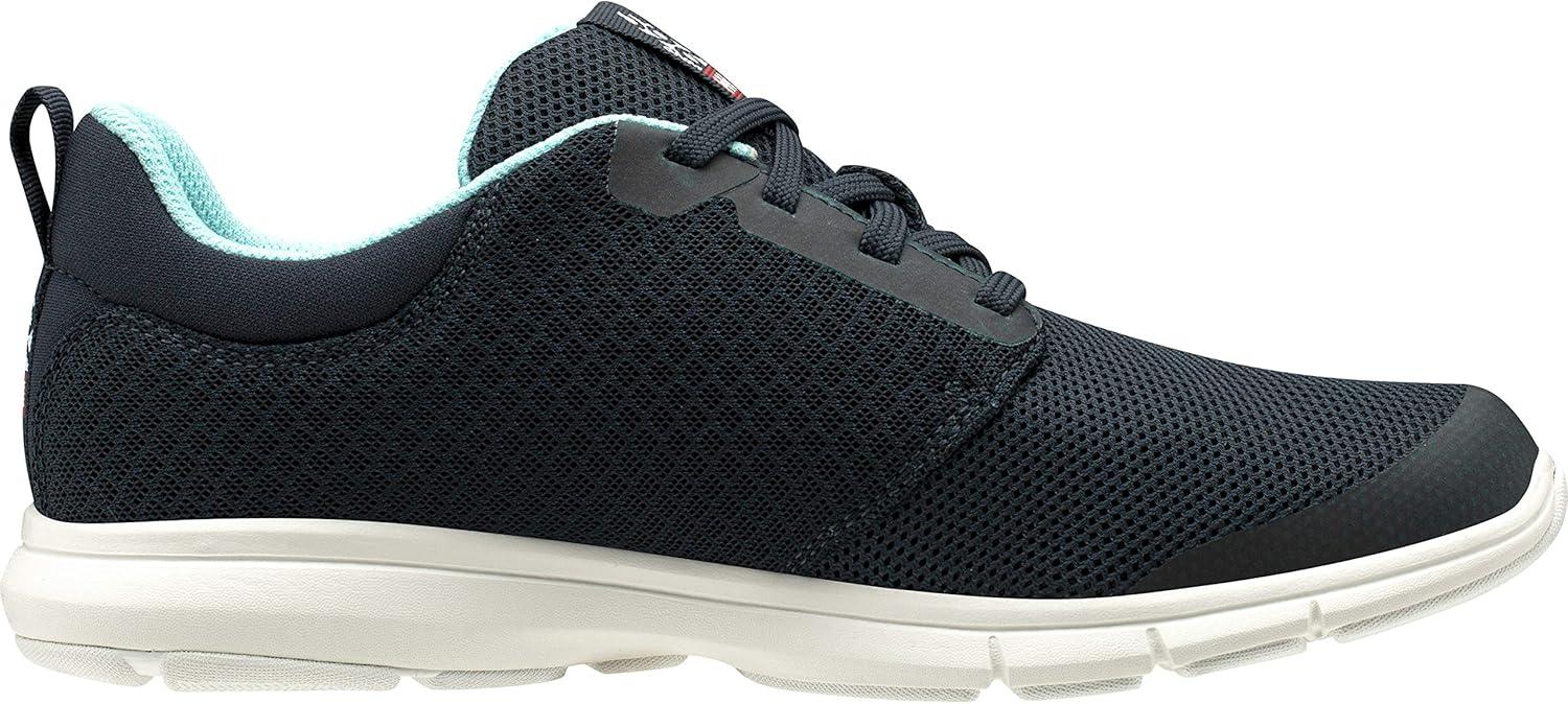 imageHellyHansen Feathering Womens Lightweight Shoe Stylish amp Durable Sneakers for Active Lifestyle amp Everyday Comfort597 NavyGlacier BlueOff White