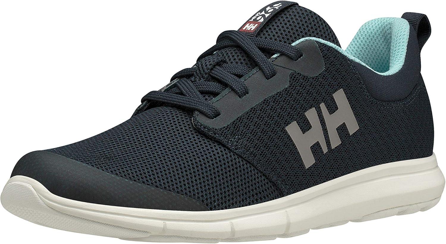 imageHellyHansen Feathering Womens Lightweight Shoe Stylish amp Durable Sneakers for Active Lifestyle amp Everyday Comfort597 NavyGlacier BlueOff White