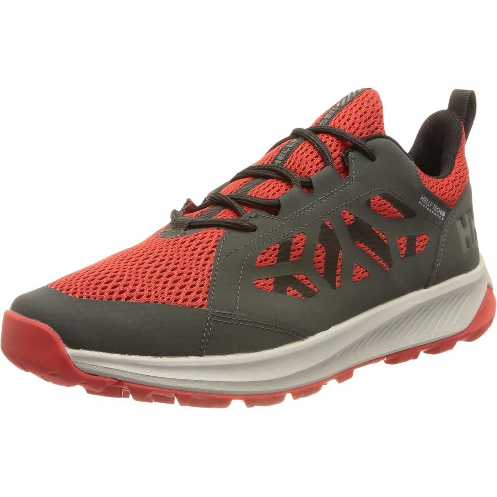 imageHellyHansen Mens Gobi APS Breathable QuickDrying Hiking Shoes222 Alert RedEbony