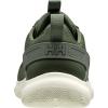 Helly Hansen Men’s Henley Sailing Shoes – Lightweight Water Shoes – Slip-Resistant Deck Grip – Sailing Footwear with Waterproof Construction – HH Hover-Stride Midsole for Cushioning(476 Spruce/Snow)
