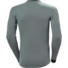 Helly Hansen Men’s Lifa Stripe Crew Lightweight Breathable Moisture Wicking Thermal Baselayer, 998 Black – Medium(591 Trooper)