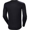Helly Hansen Men’s Lifa Stripe Crew Lightweight Breathable Moisture Wicking Thermal Baselayer, 998 Black – Medium(597 Navy)