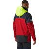 Helly Hansen Men’s Pier Jacket 4.0 – Waterproof Sailing Rain Gear – Lightweight Outdoor Jacket – Hooded Foul Weather Gear(162 Red)