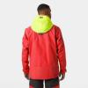 Helly Hansen Men’s Pier Jacket 4.0 – Waterproof Sailing Rain Gear – Lightweight Outdoor Jacket – Hooded Foul Weather Gear(222 Alert Red)