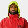 Helly Hansen Men’s Pier Jacket 4.0 – Waterproof Sailing Rain Gear – Lightweight Outdoor Jacket – Hooded Foul Weather Gear(222 Alert Red)