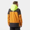 Helly Hansen Men’s Pier Jacket 4.0 – Waterproof Sailing Rain Gear – Lightweight Outdoor Jacket – Hooded Foul Weather Gear(399 Mustard)