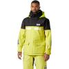 Helly Hansen Men’s Pier Jacket 4.0 – Waterproof Sailing Rain Gear – Lightweight Outdoor Jacket – Hooded Foul Weather Gear(410 Cyber Lime)