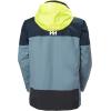 Helly Hansen Men’s Pier Jacket 4.0 – Waterproof Sailing Rain Gear – Lightweight Outdoor Jacket – Hooded Foul Weather Gear(601 Washed Navy)