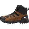 Helly Hansen Oslo Hiker Mid Work Boots – Aluminum Toe & Safety Shoes – Slip Resist & Hiking Boots – EH Protection Work Shoe – OSHA-Compliant Design – Impact Absorption – Dual-Purpose Design(780 Dark Brown)