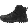 Helly Hansen Oslo Hiker Mid Work Boots – Aluminum Toe & Safety Shoes – Slip Resist & Hiking Boots – EH Protection Work Shoe – OSHA-Compliant Design – Impact Absorption – Dual-Purpose Design(990 Black)