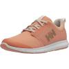 Helly-Hansen Feathering Women’s Lightweight Shoe, Stylish & Durable Sneakers for Active Lifestyle & Everyday Comfort(071 Melon/White/Shell)