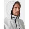 Helly-Hansen Mens Sailing CoatHooded Jacket(853 Grey Fog)