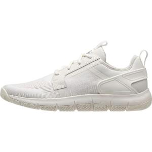 Helly Hansen Men’s Henley Sailing Shoes – Lightweight Water Shoes – Slip-Resistant Deck Grip – Sailing Footwear with Waterproof Construction – HH Hover-Stride Midsole for Cushioning(001 White/Metallic Silver)