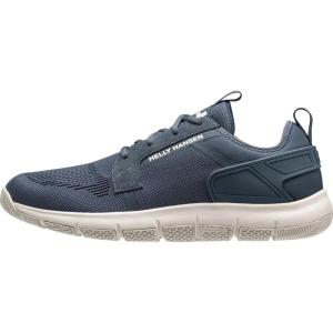 Helly Hansen Men’s Henley Sailing Shoes – Lightweight Water Shoes – Slip-Resistant Deck Grip – Sailing Footwear with Waterproof Construction – HH Hover-Stride Midsole for Cushioning(635 Orion Blue/Off White)
