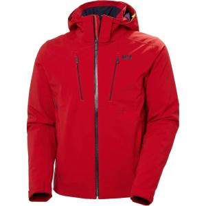Helly-Hansen Alpha 3.0 Jacket for Men – Premium Waterproof Insulated Skiing Jacket with Breathable Fabric and Ventilation(162 Red)