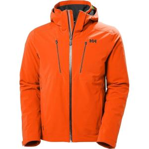 Helly-Hansen Alpha 3.0 Jacket for Men – Premium Waterproof Insulated Skiing Jacket with Breathable Fabric and Ventilation(226 Bright Orange)