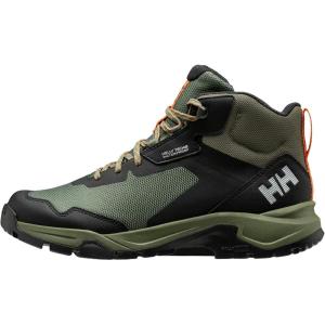 Helly-Hansen Canyon Mid HT Men’s Waterproof Lightweight Hiking Boots – Breathable, Cushioned Ankle Support, Durable Grip(431 Utility Green/Lav Green)