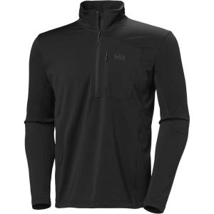 Helly-Hansen Versalite 1/2 Zip Fleece Jacket for Men – Lightweight, Breathable, and Warm Sportswear for Outdoor Adventures(990 Black)