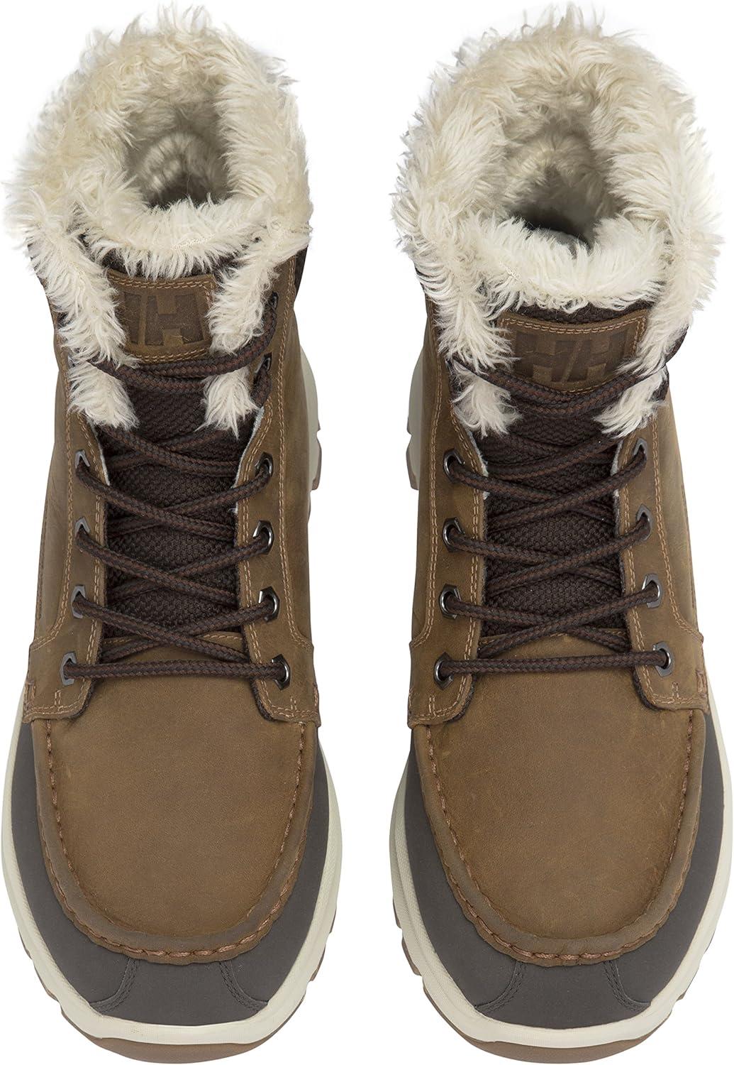 imageHelly Hansen V3 Winter Boots Waterproof Snow Boots for Men AllTerrain Winter Shoes for Men Insulated Snow Shoes Durable Rubber Outsole for Traction Lace Up Closure for Secure Fit766 Tobacco BrownEspressoNatural