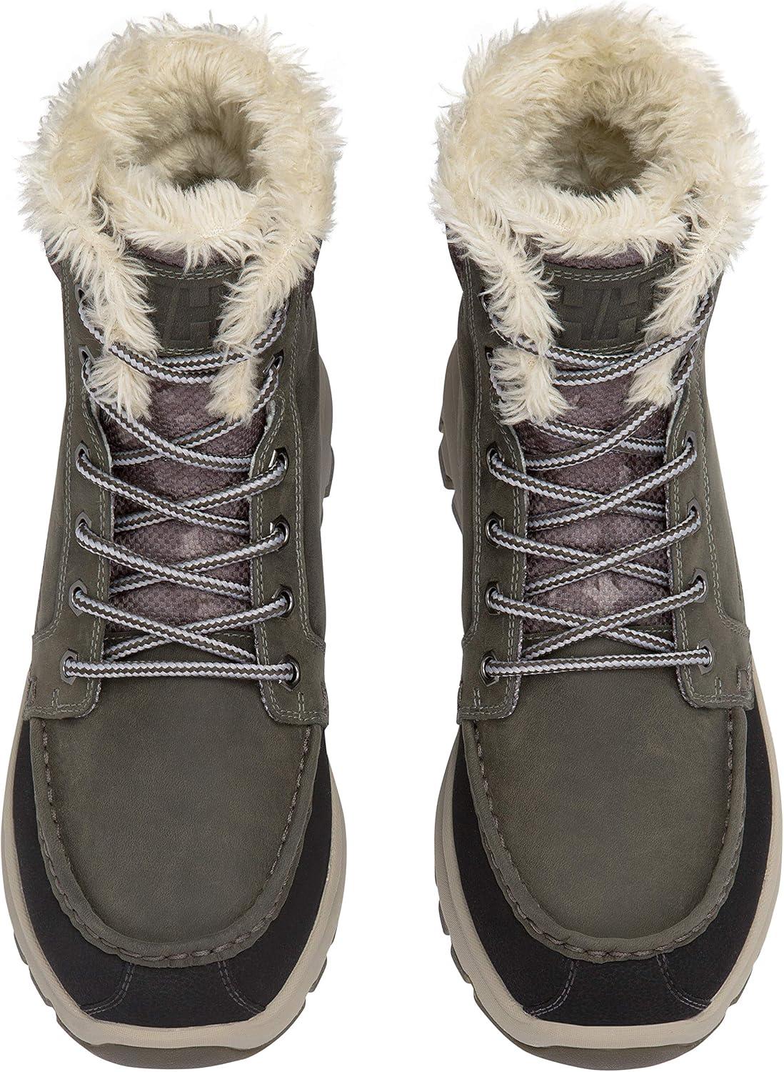 imageHelly Hansen V3 Winter Boots Waterproof Snow Boots for Men AllTerrain Winter Shoes for Men Insulated Snow Shoes Durable Rubber Outsole for Traction Lace Up Closure for Secure FitGreen Earl Grey Black Aluminium 790