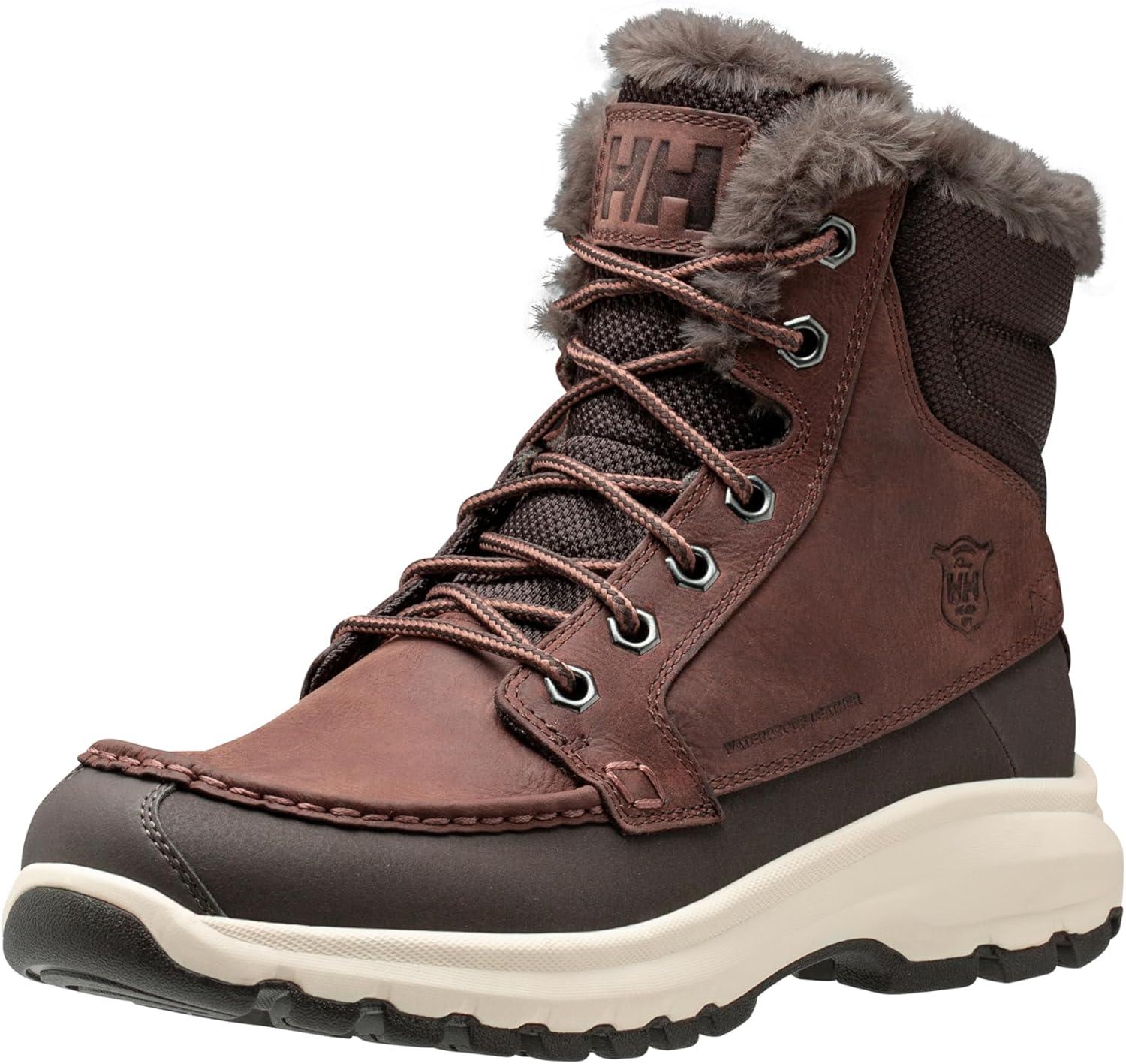 imageHelly Hansen V3 Winter Boots Waterproof Snow Boots for Men AllTerrain Winter Shoes for Men Insulated Snow Shoes Durable Rubber Outsole for Traction Lace Up Closure for Secure Fit740 AutumCoffee Bean