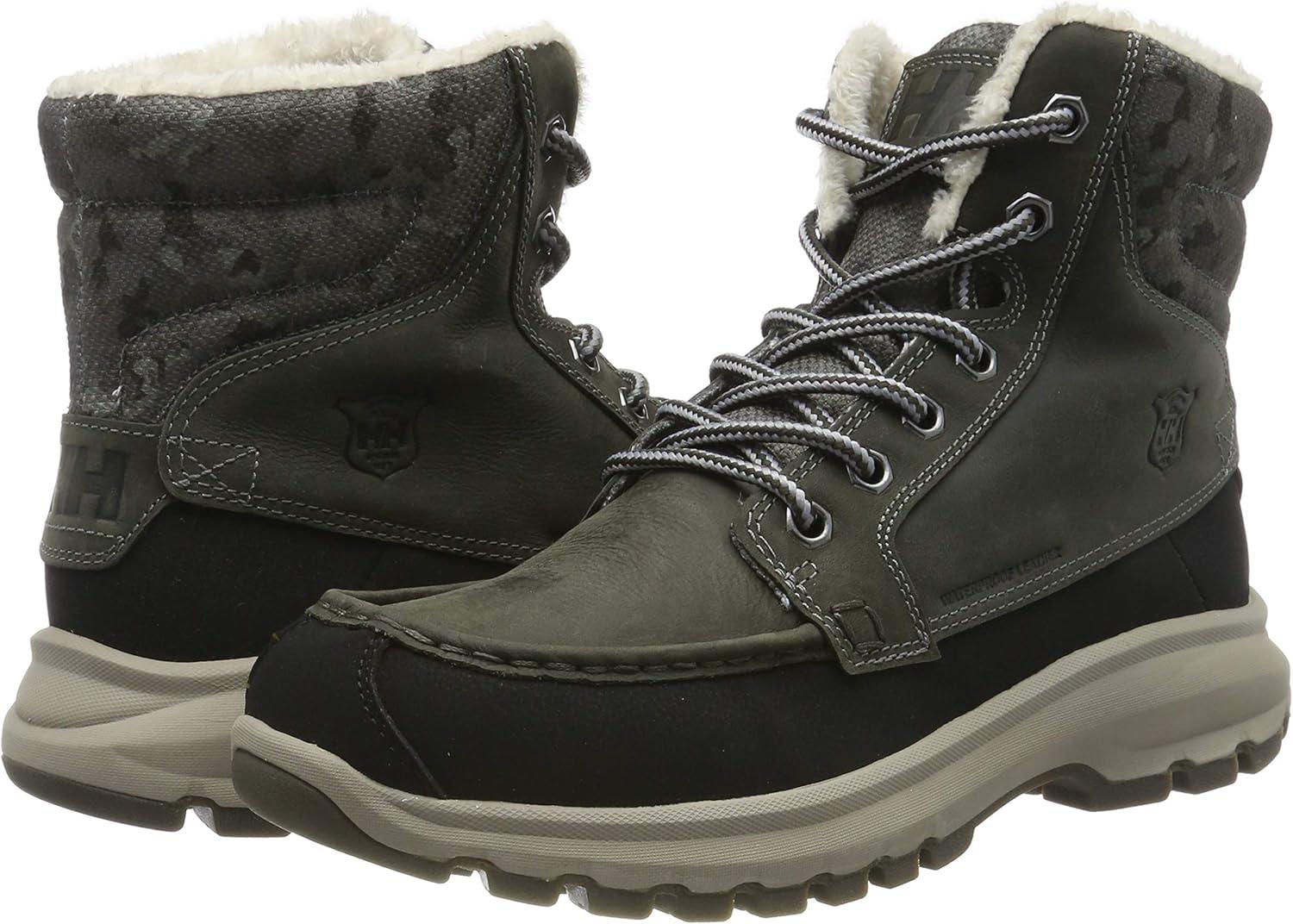 imageHelly Hansen V3 Winter Boots Waterproof Snow Boots for Men AllTerrain Winter Shoes for Men Insulated Snow Shoes Durable Rubber Outsole for Traction Lace Up Closure for Secure FitHelly Hansen Men S Garibaldi V3 Waterproof Winter Snow Boot Warm With Grip Earl Grey Black Aluminum 13