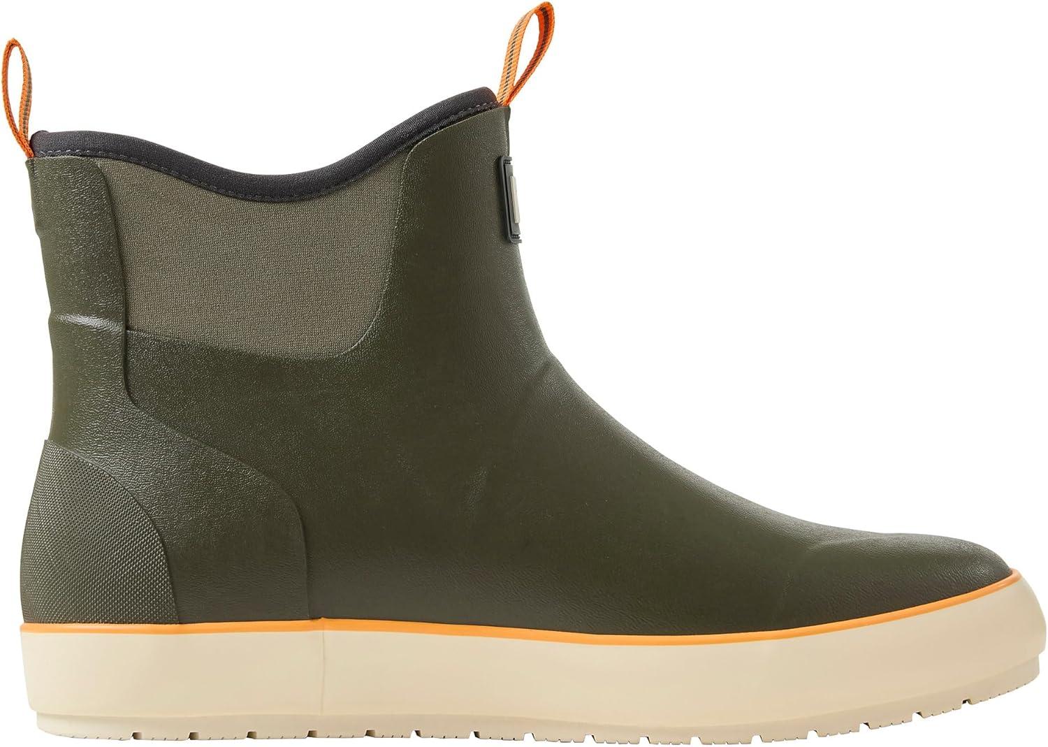 imageHellyHansen Seaspray Mens Boots Lightweight Waterproof MidHeight Design for Rainy Days amp Marine Adventures431 Utility Green