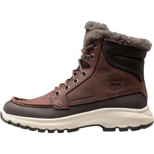 Helly Hansen V3 Winter Boots – Waterproof Snow Boots for Men – All-Terrain Winter Shoes for Men – Insulated Snow Shoes – Durable Rubber Outsole for Traction – Lace Up Closure for Secure Fit(740 Autum/Coffee Bean)
