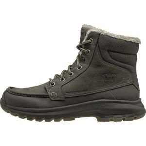 Helly Hansen V3 Winter Boots – Waterproof Snow Boots for Men – All-Terrain Winter Shoes for Men – Insulated Snow Shoes – Durable Rubber Outsole for Traction – Lace Up Closure for Secure Fit(710 Espresso/Beluga)