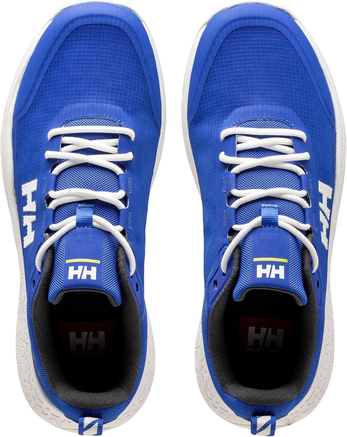 imageHellyHansen Crew Low Sailing Shoe for Men Lightweight Breathable NonSlip Grip WaterResistant Deck Footwear543 Cobalt 20Off White