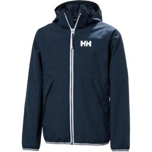 Helly Hansen girls Koster Rain Jacket(597 Navy)