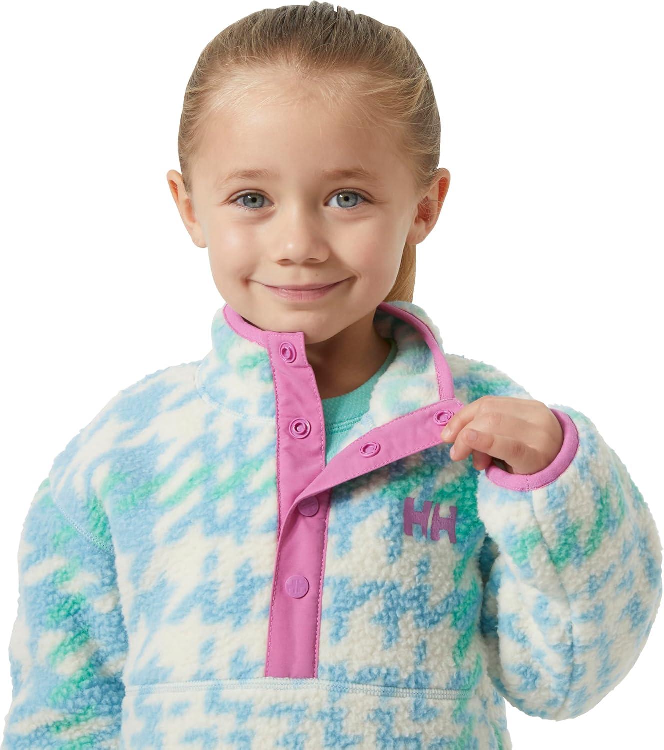 imageHelly Hansen Kids Frosty Pile Sweater607 Light Cyan Broxburn Aop
