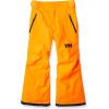 Helly Hansen Junior Legendary Pant – Waterproof Kids Snow Pants – Articulated Boys Ski Bottoms, Extendable Snow Gear for Kids(278 Neon Orange)