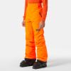 Helly Hansen Junior Legendary Pant – Waterproof Kids Snow Pants – Articulated Boys Ski Bottoms, Extendable Snow Gear for Kids(278 Neon Orange)