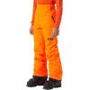 Helly Hansen Junior Legendary Pant – Waterproof Kids Snow Pants – Articulated Boys Ski Bottoms, Extendable Snow Gear for Kids(280 Neon Orange)