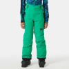Helly Hansen Junior Legendary Pant – Waterproof Kids Snow Pants – Articulated Boys Ski Bottoms, Extendable Snow Gear for Kids(499 Bright Green)