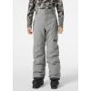 Helly Hansen Junior Legendary Pant – Waterproof Kids Snow Pants – Articulated Boys Ski Bottoms, Extendable Snow Gear for Kids(876 Concrete)