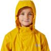 Helly Hansen Junior Moss Jacket – Unisex Coat with HELOX, YKK Zipper, Detachable Hood, Adjustable Cuffs & Hem, Hand Pockets(345 Essential Yellow)
