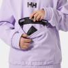 Helly-Hansen Junior Powder Softshell Hoodie – Unisex Lightweight Weather-Resistant Jacket for Kids, Outdoor Adventures(698 Bright Lavender)