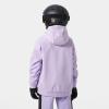 Helly-Hansen Junior Powder Softshell Hoodie – Unisex Lightweight Weather-Resistant Jacket for Kids, Outdoor Adventures(698 Bright Lavender)