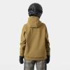 Helly-Hansen Junior Powder Softshell Hoodie – Unisex Lightweight Weather-Resistant Jacket for Kids, Outdoor Adventures(718 Sepia)