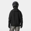 Helly-Hansen Junior Powder Softshell Hoodie – Unisex Lightweight Weather-Resistant Jacket for Kids, Outdoor Adventures(990 Black)