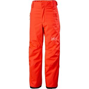 Helly Hansen Junior Legendary Pant – Waterproof Kids Snow Pants – Articulated Boys Ski Bottoms, Extendable Snow Gear for Kids(247 Neon Coral)